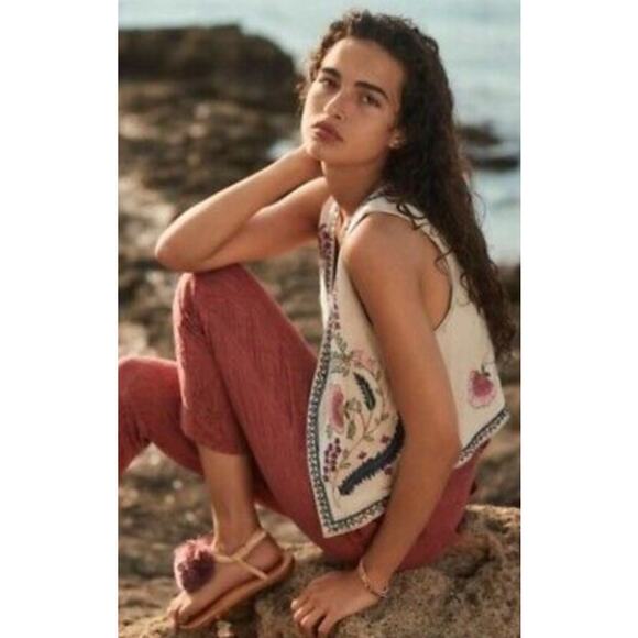 Anthropologie Aubade Tie-Waist Pants US 12 - Picture 3 of 8